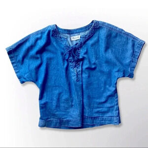 Madewell Denim top size XS